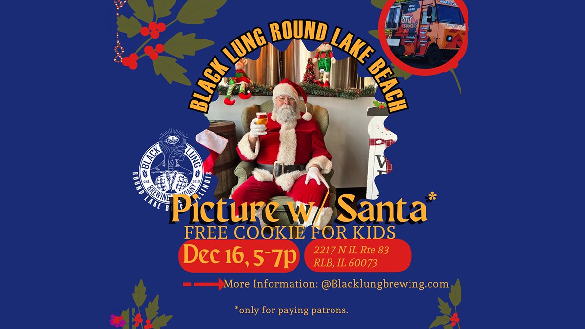 Pictures with Santa at Black Lung Brewing